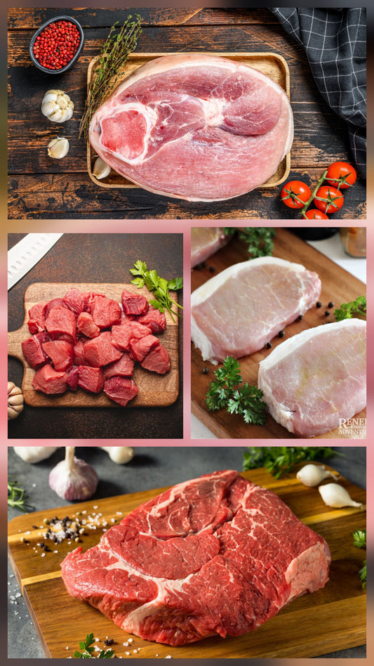 Dry Fork Creek Farms All Natural Beef & Pork Crock Pot Bundle.