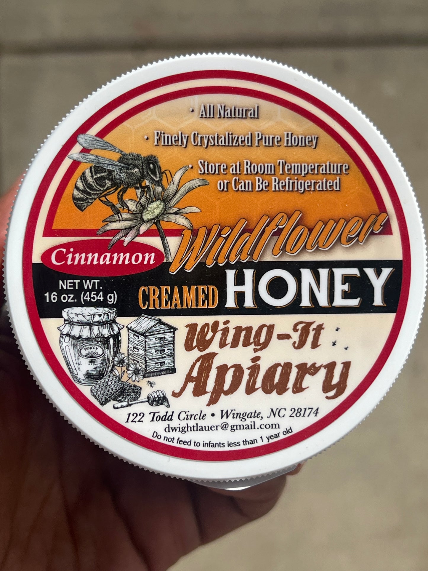 Wildflower Creamed Honey: Cinnamon